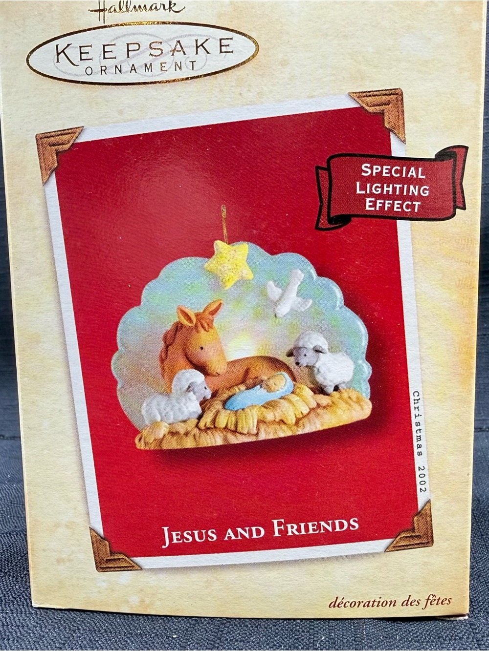 Hallmark Keepsake Ornament Jesus and Friends in White, Blue, Brown, Yellow